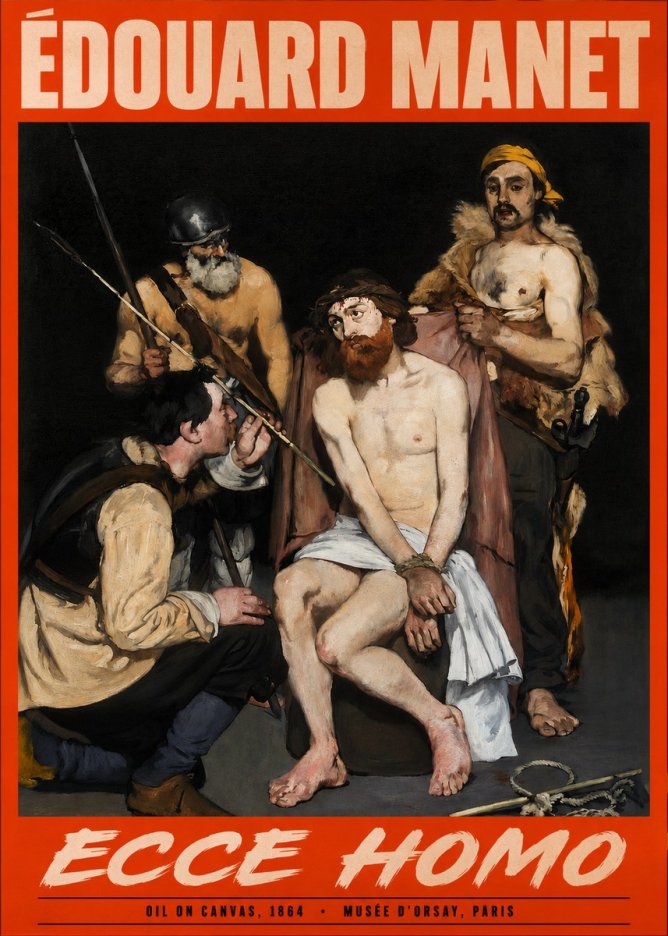 Édouard Manet Ecce Homo No2 - Poszter