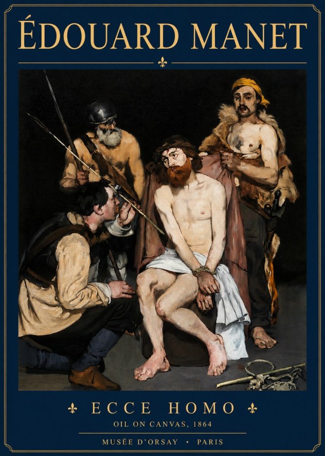 Édouard Manet Ecce Homo No3 - Poszter
