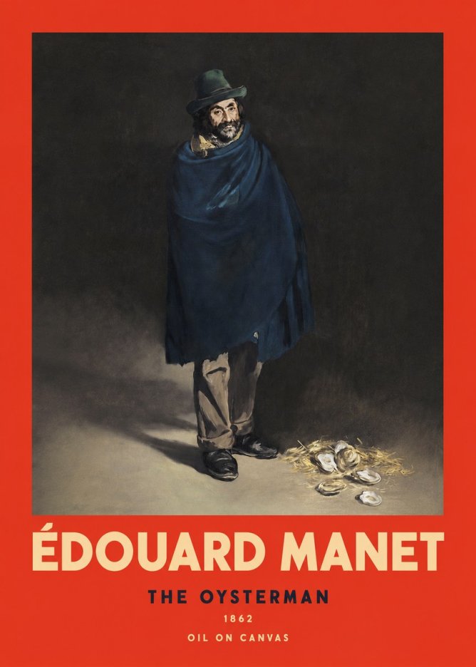 Édouard Manet The Oysterman No2 - Poszter