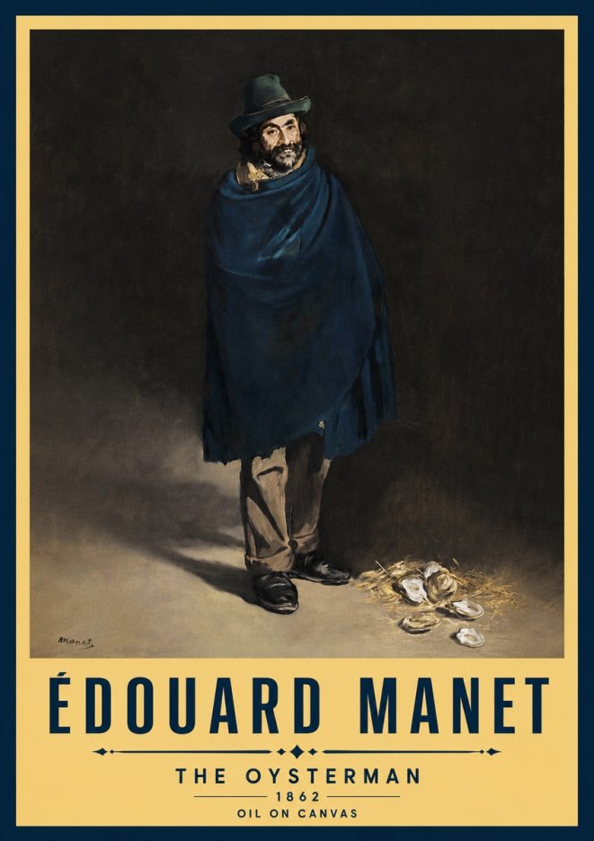 Édouard Manet The Oysterman No5 - Poszter
