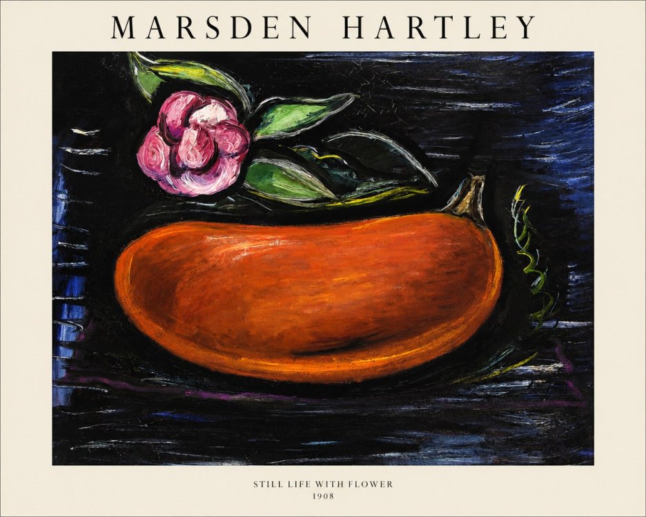 Marsden Hartley Still Life with Flower No1 - Poszter