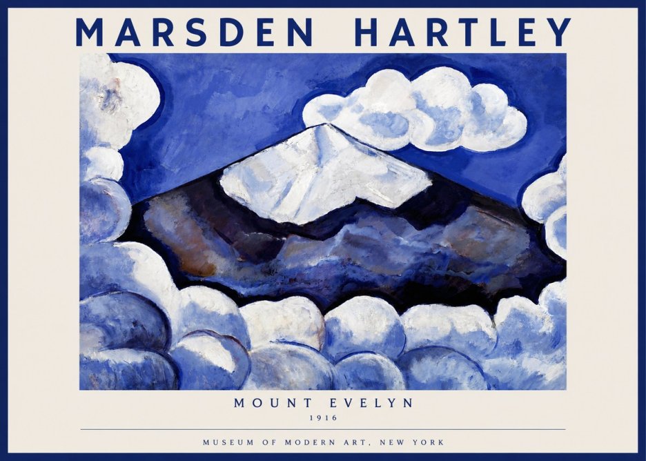 Marsden Hartley Mount Evelyn No2 - Poszter