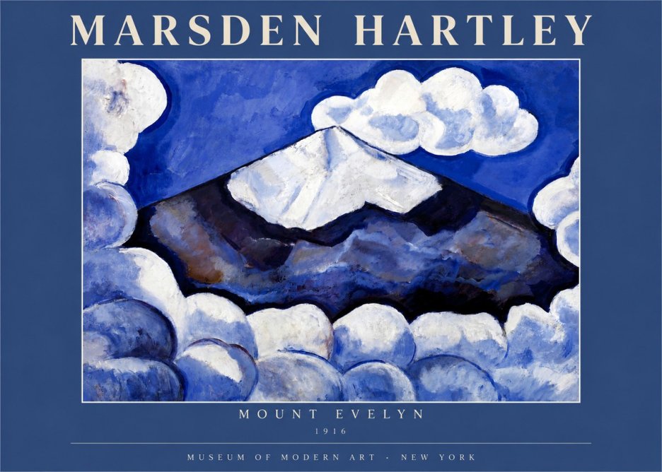 Marsden Hartley Mount Evelyn No3 - Poszter