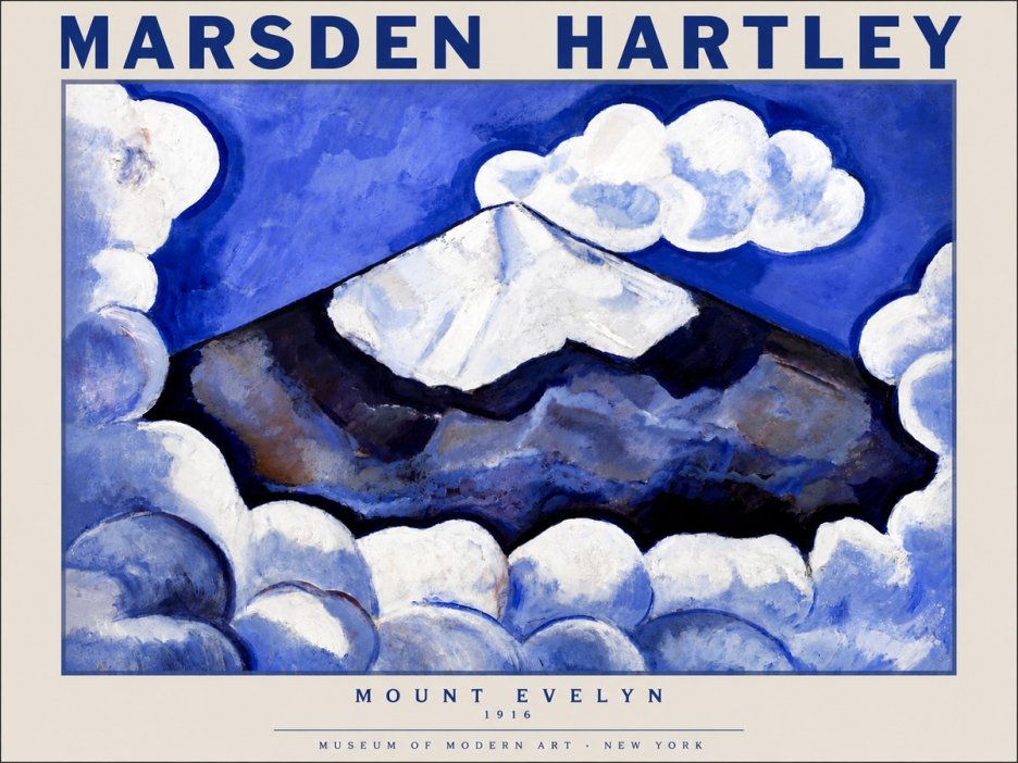 Marsden Hartley Mount Evelyn No5 - Poszter