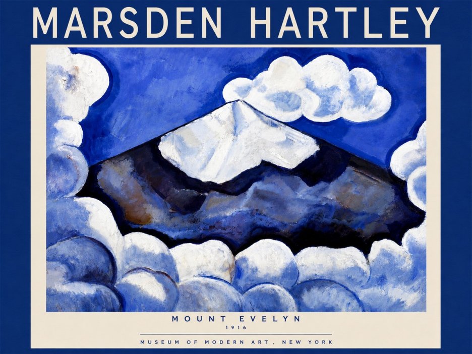 Marsden Hartley Mount Evelyn No6 - Poszter