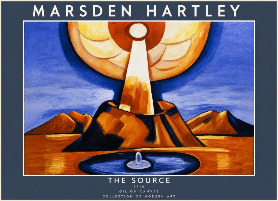 Marsden Hartley The Source No3 - Poszter