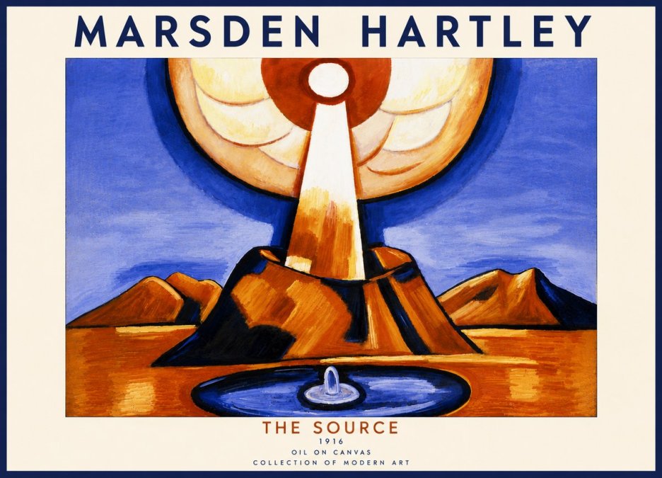 Marsden Hartley The Source No6 - Poszter