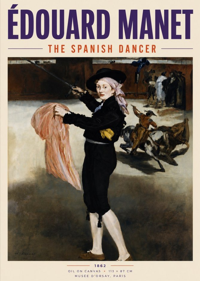 Édouard Manet The Little Bullfighter No5 - Poszter