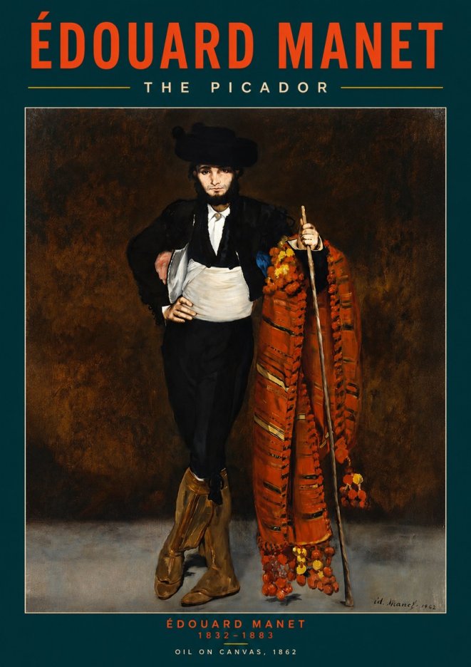 Édouard Manet The Picador No2 - Poszter