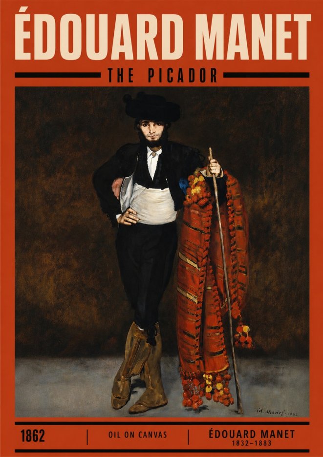 Édouard Manet The Picador No3 - Poszter