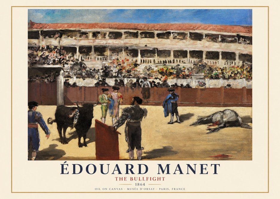 Édouard Manet The Bullfight II No1 - Poszter