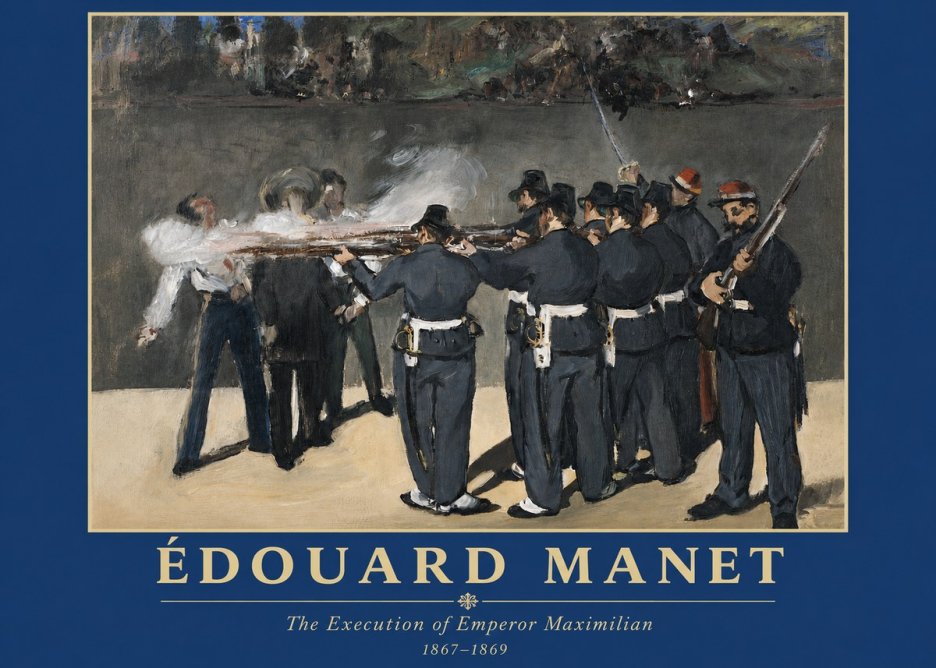 Édouard Manet The Execution of Emperor Maximilian No2 - Poszter