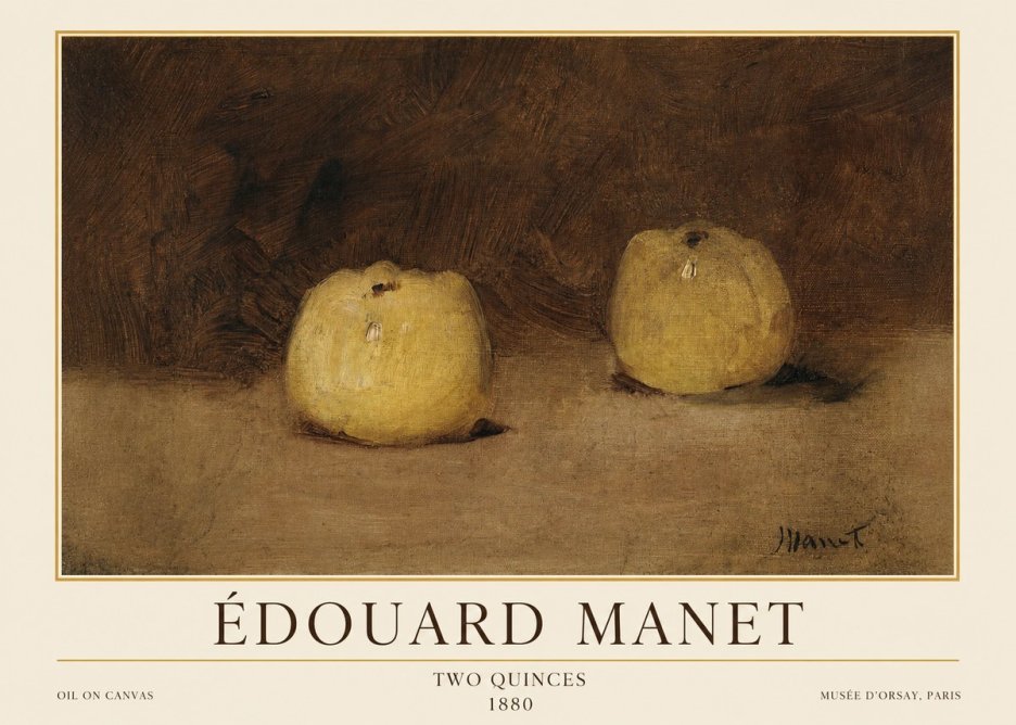 Édouard Manet Two Quinces No1 - Poszter