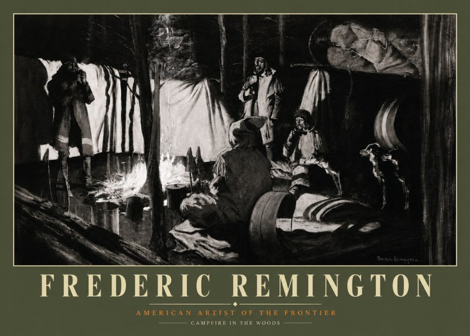 Frederic Remington A Trapper's Camp No3 - Poszter