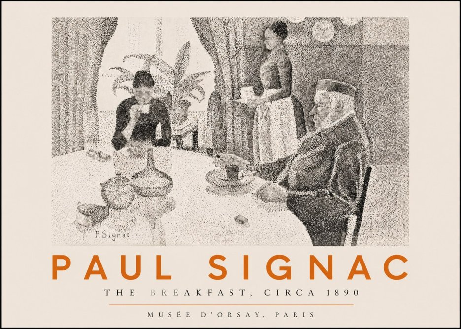 Signac The Breakfast No3 - Poszter