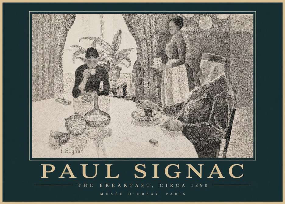 Signac The Breakfast No4 - Poszter