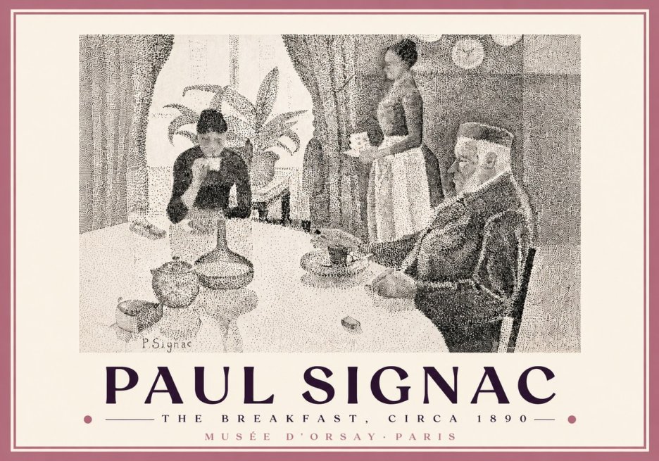 Signac The Breakfast No5 - Poszter