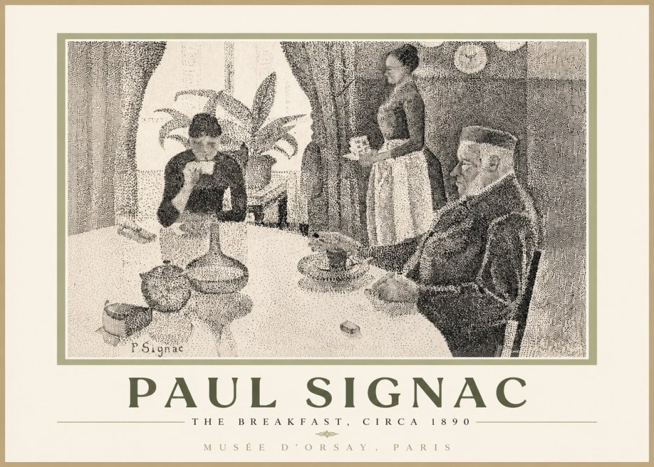 Signac The Breakfast No6 - Poszter