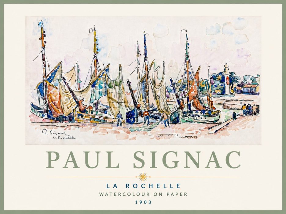 Signac La Rochelle I No6 - Poszter