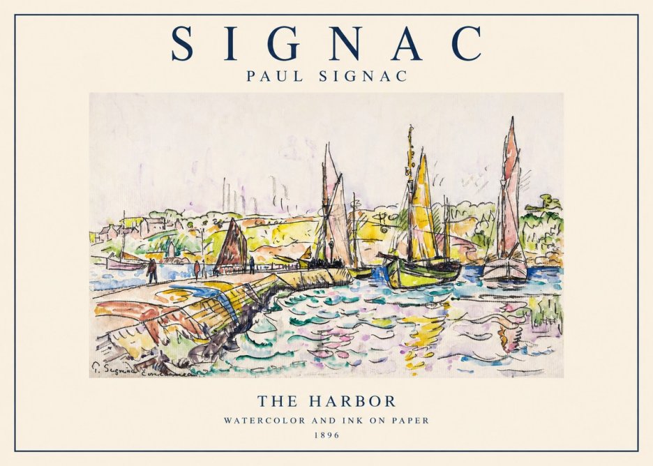 Signac The Harbor I No1 - Poszter