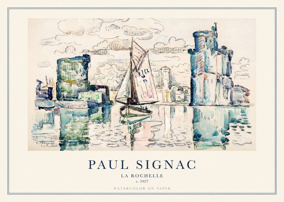 Signac La Rochelle II No1 - Poszter