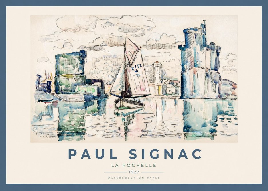 Signac La Rochelle II No2 - Poszter