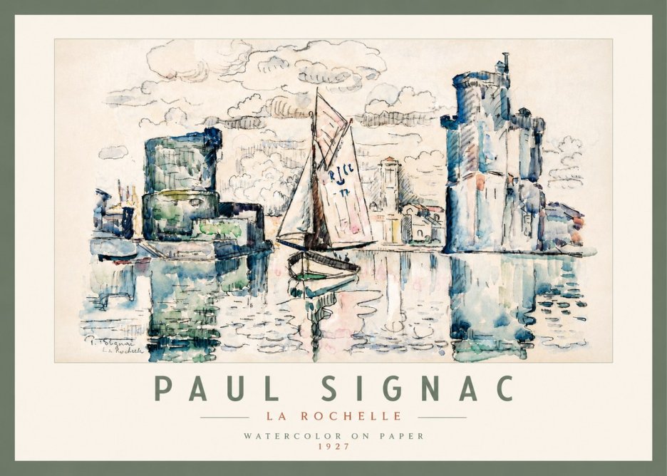Signac La Rochelle II No6 - Poszter