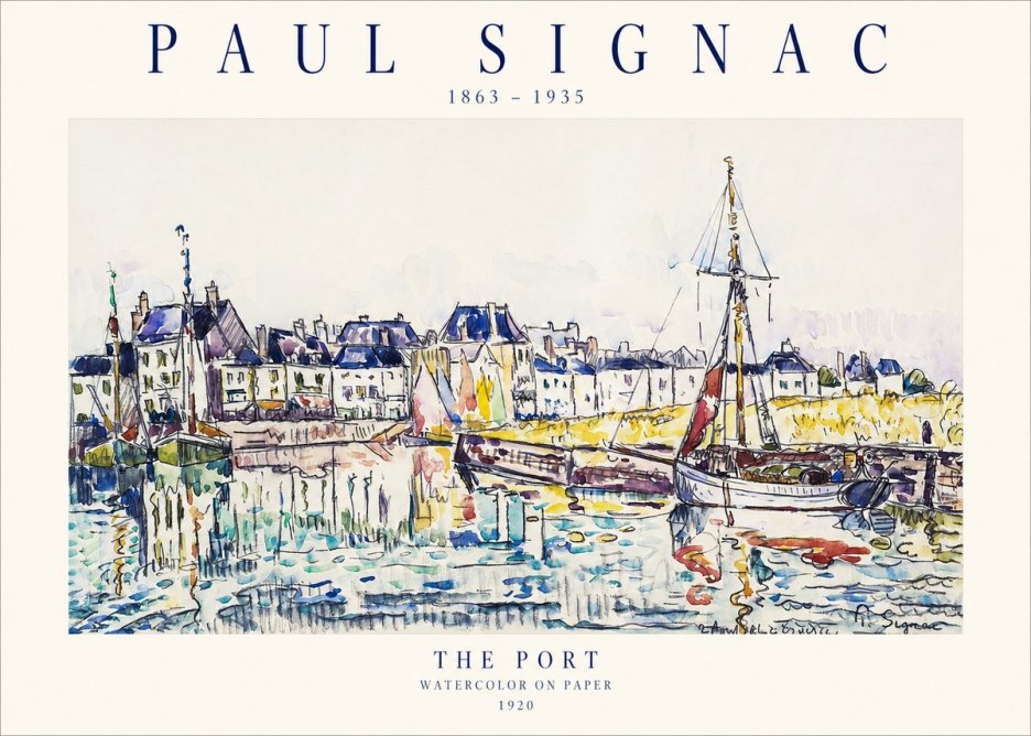 Signac The Port I No1 - Poszter