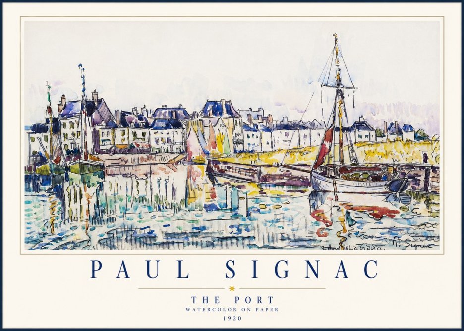 Signac The Port I No4 - Poszter