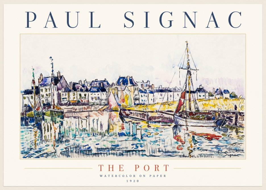 Signac The Port I No5 - Poszter