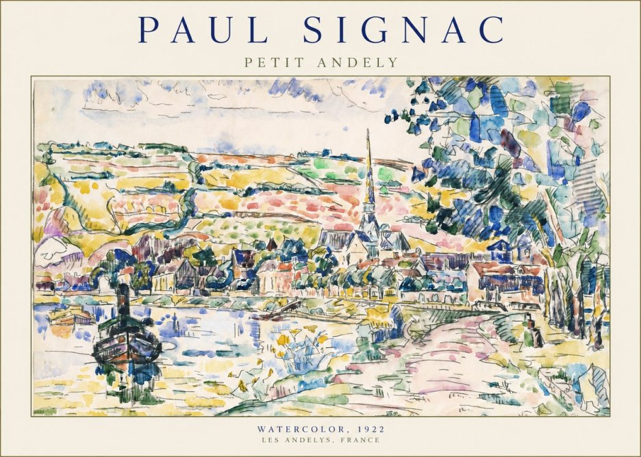 Signac Petit Andely No2 - Poszter