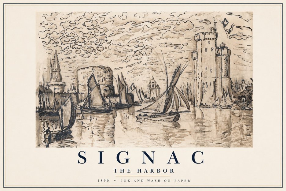 Signac The Harbor II No1 - Poszter