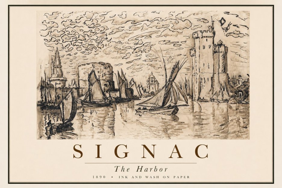 Signac The Harbor II No2 - Poszter
