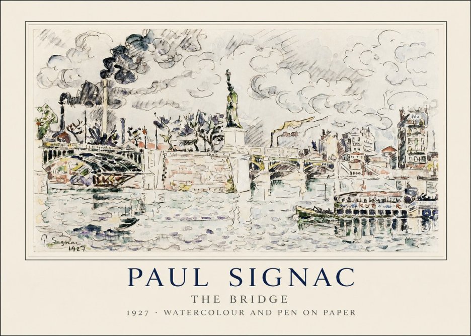 Signac The Bridge II No1 - Poszter