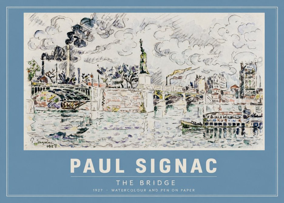 Signac The Bridge II No2 - Poszter