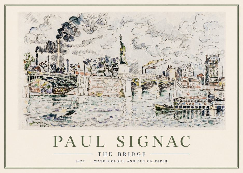 Signac The Bridge II No3 - Poszter