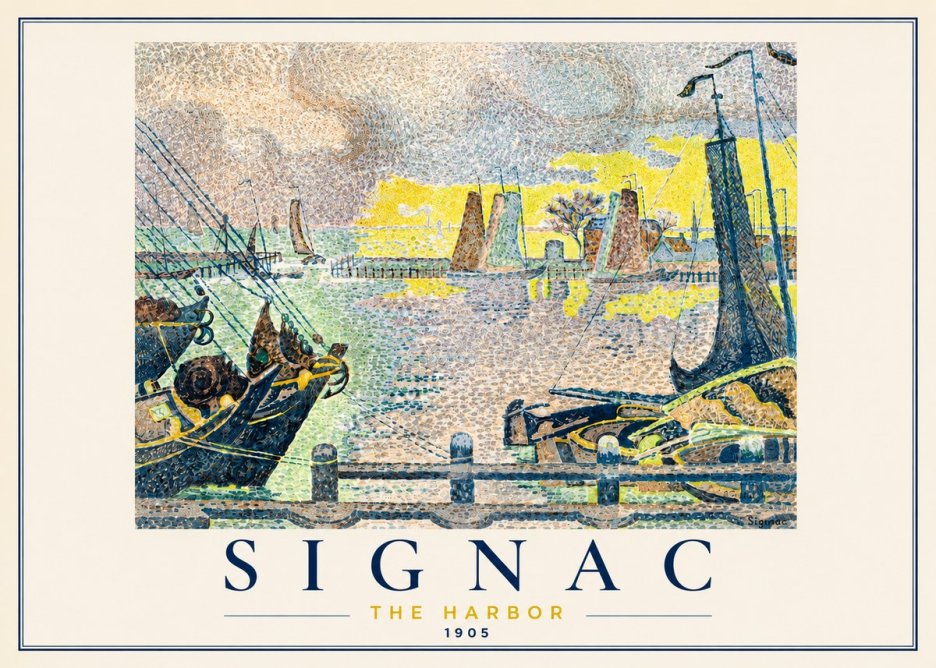 Signac The Harbor III No3 - Poszter