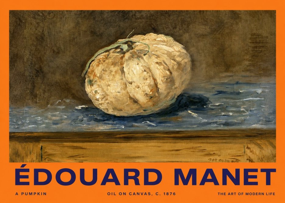 Édouard Manet A Pumpkin No2 - Poszter
