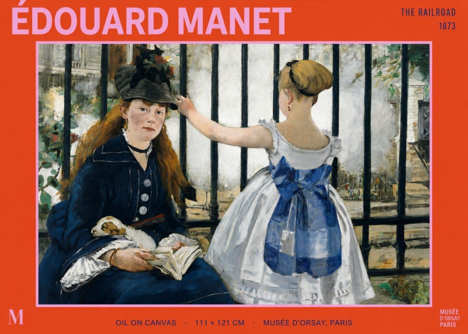 Édouard Manet The Railroad No2 - Poszter