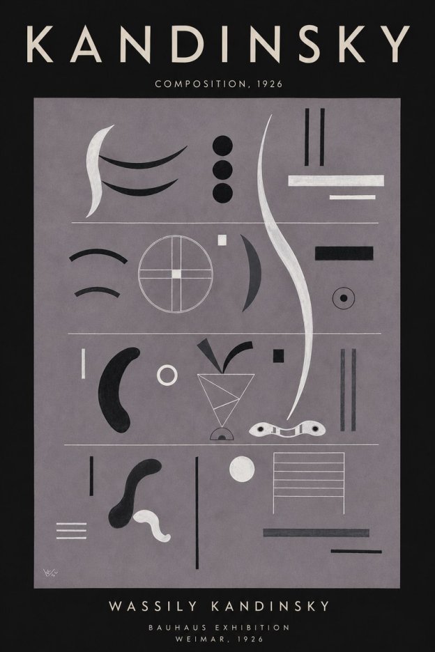 Kandinsky Composition I No4 - Poszter