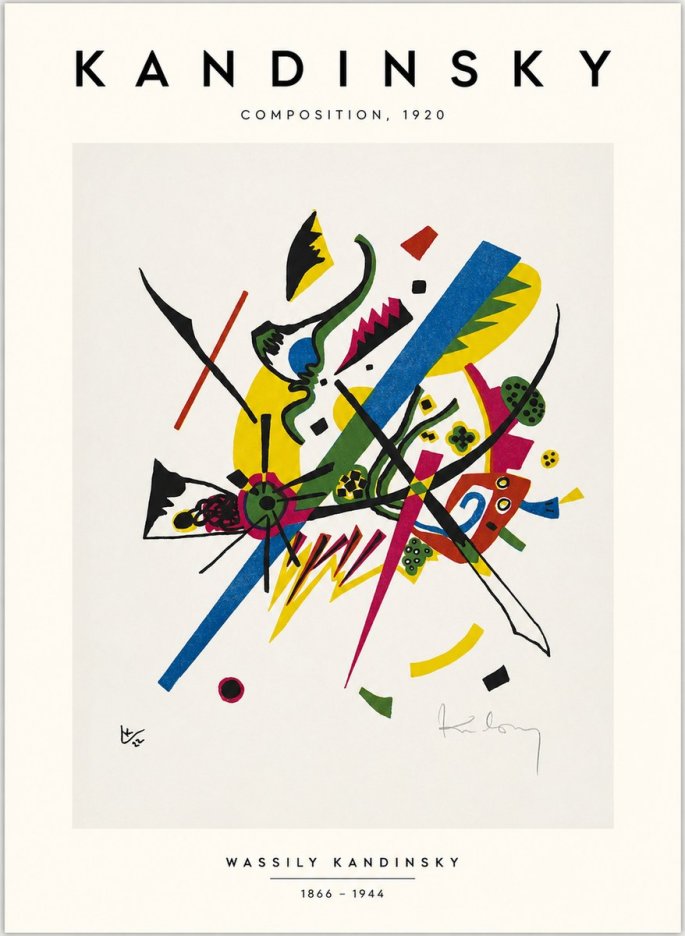 Kandinsky Composition, 1920 No1 - Poszter