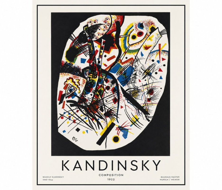 Kandinsky Composition 1922 No1 - Poszter