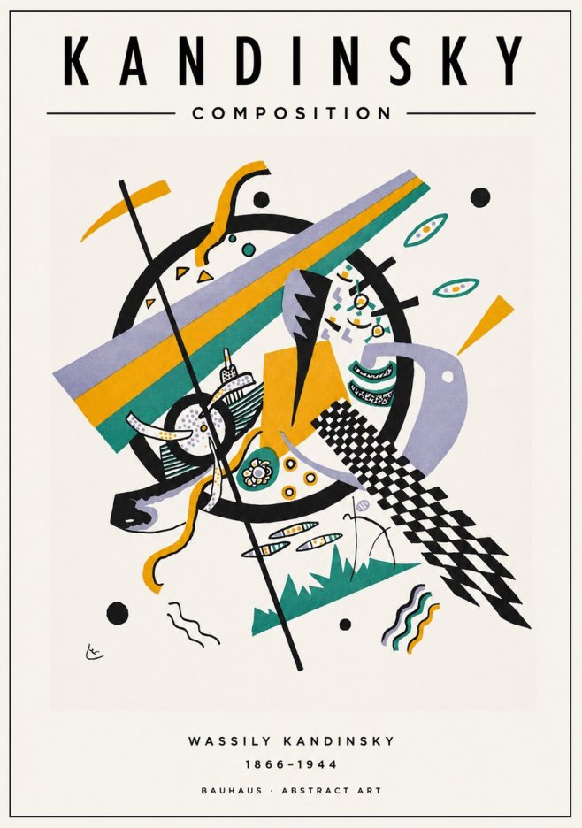 Kandinsky Composition III No1 - Poszter