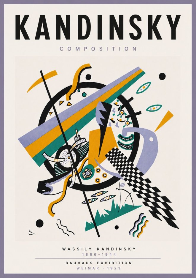 Kandinsky Composition III No5 - Poszter