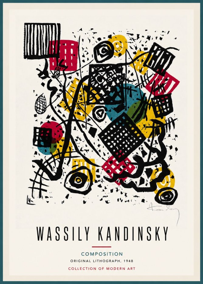 Kandinsky Composition IV No2 - Poszter