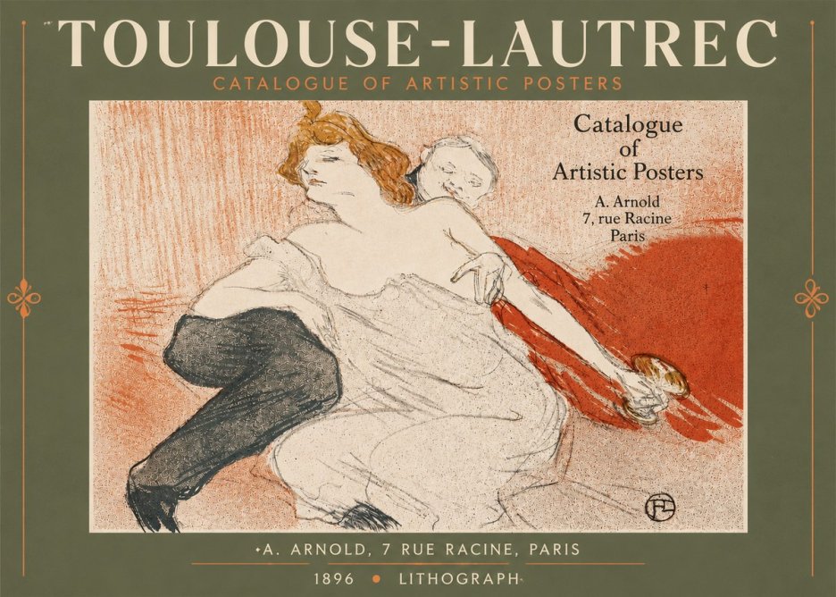 Toulouse-Lautrec Catalogue of Artistic Posters No4 - Poszter
