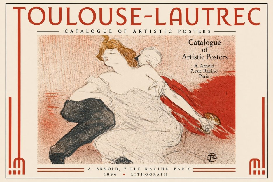 Toulouse-Lautrec Catalogue of Artistic Posters No6 - Poszter
