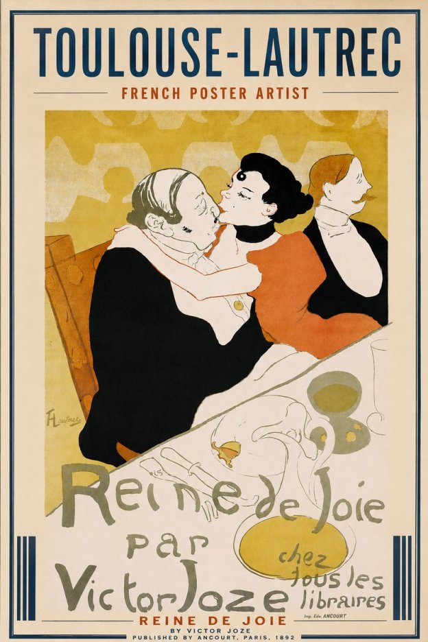 Toulouse-Lautrec Reine De Joie I No3 - Poszter