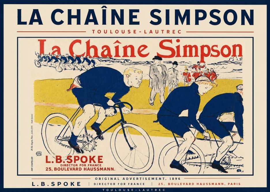 Toulouse-Lautrec La Chaîne Simpson No4 - Poszter