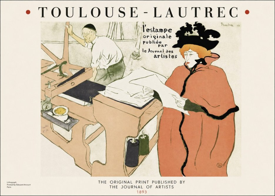 Toulouse-Lautrec L'estampe Originale No1 - Poszter